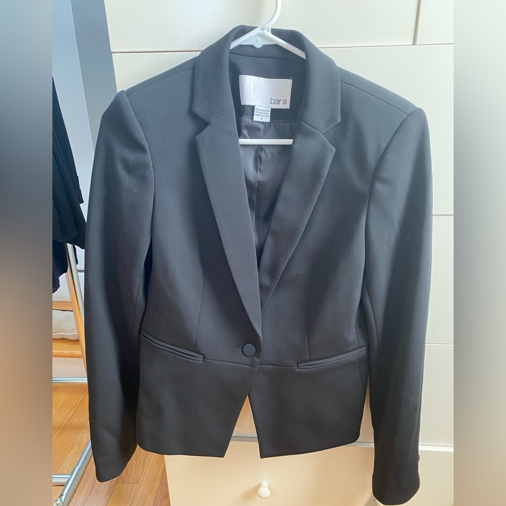 Macy’s Bar III Women's Black Blazer